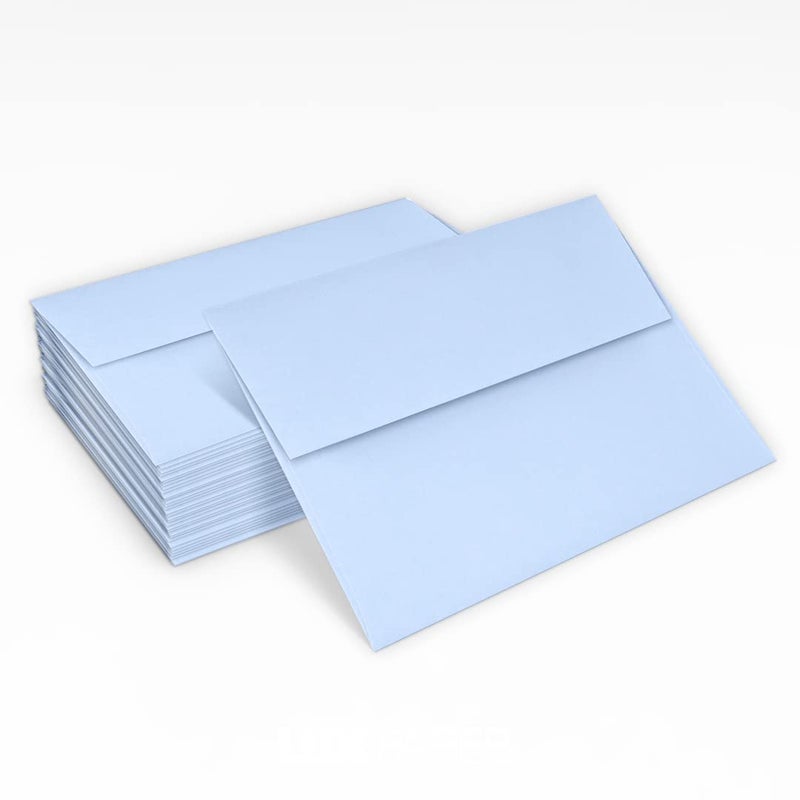 LUXPaper 4Bar A1 Invitation Envelopes | Peel & Press | 3 5/8" x 5 1/8" | Baby Blue | 80lb. Text | 50 Qty - Image 5